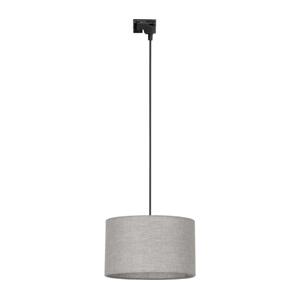 Lustr na lanku do lištového systému TRACER 1xE27/15W/230V pr. 38 cm černá/šedá