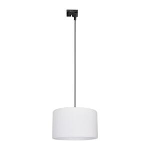 Lustr na lanku do lištového systému TRACER 1xE27/15W/230V pr. 38 cm černá/bílá