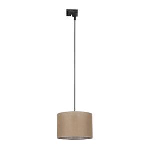 Lustr na lanku do lištového systému TRACER 1xE27/15W/230V pr. 30 cm černá/hnědá