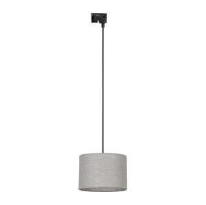 Lustr na lanku do lištového systému TRACER 1xE27/15W/230V pr. 30 cm černá/šedá