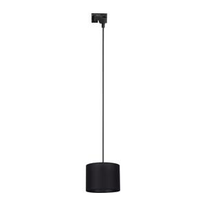 Lustr na lanku do lištového systému TRACER 1xE27/15W/230V pr. 20 cm černá