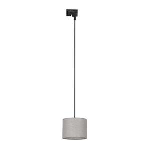 Lustr na lanku do lištového systému TRACER 1xE27/15W/230V pr. 20 cm černá/šedá