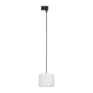 Lustr na lanku do lištového systému TRACER 1xE27/15W/230V pr. 20 cm černá/bílá
