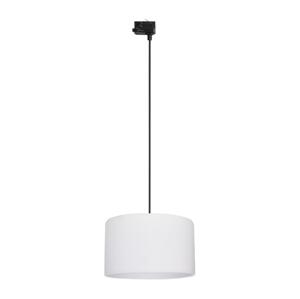 Lustr na lanku 3-fáz. lišto. systému TRACER 1xE27/15W/230V pr. 38 cm černá/bílá