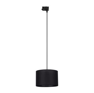Lustr na lanku 3-fáz. lišto. systému TRACER 1xE27/15W/230V pr. 30 cm černá