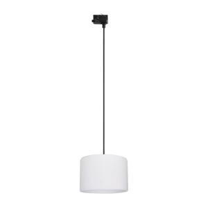 Lustr na lanku 3-fáz. lišto. systému TRACER 1xE27/15W/230V pr. 30 cm černá/bílá