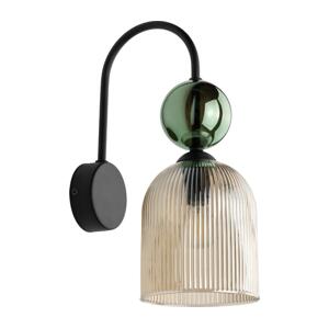 Nástěnné svítidlo SOPHIA 1xE14/10W/230V černá/zelená/kouřová béžová