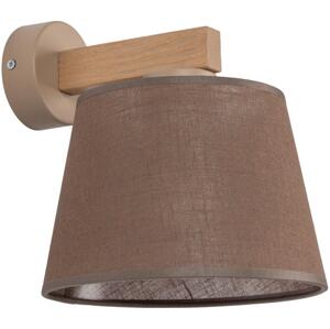 Brilagi Brilagi - Nástěnná lampa LATTE SABIA 1xE27/60W/230V borovice/hnědá