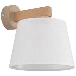 Brilagi Brilagi - Nástěnná lampa LATTE SABIA 1xE27/60W/230V borovice/bílá
