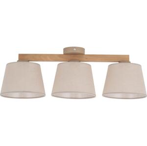 Brilagi Brilagi - Přisazený lustr LATTE SABIA 3xE27/60W/230V borovice/béžová