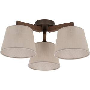 Brilagi Brilagi - Přisazený lustr LATTE 3xE27/60W/230V borovice/béžová