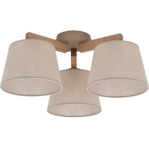 Brilagi Brilagi - Přisazený lustr LATTE SABIA 3xE27/60W/230V borovice/béžová