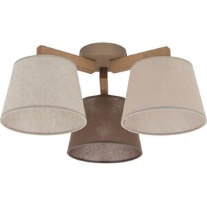 Brilagi Brilagi - Přisazený lustr LATTE SABIA 3xE27/60W/230V borovice/mix