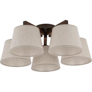 Brilagi Brilagi - Přisazený lustr LATTE 5xE27/60W/230V borovice/krémová
