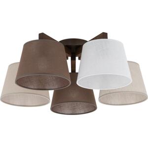 Brilagi Brilagi - Přisazený lustr LATTE 5xE27/60W/230V borovice/mix