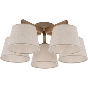 Brilagi Brilagi - Přisazený lustr LATTE SABIA 5xE27/60W/230V borovice/krémová