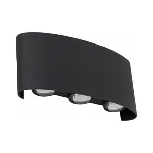 LED Venkovní nástěnné svítidlo ARROW 6xLED/1W/230V IP54 černá