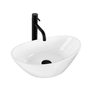 REA-U6802 - Umyvadlo na desku KATE 27x45 cm keramika/lesklá bílá REA-U6802