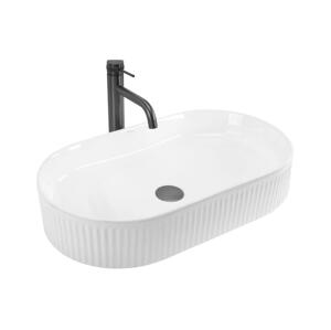 REA-U6526 - Umyvadlo na desku VANDA 34x60 cm keramika/lesklá bílá REA-U6526