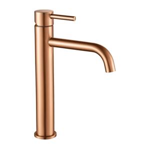 REA-B1114 - Umyvadlová baterie LUNGO 28 cm kartáčovaná měď REA-B1114