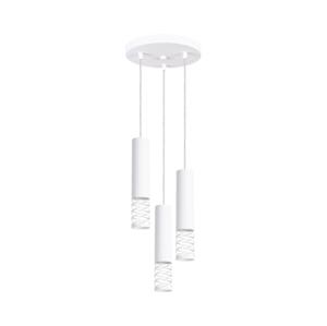 SL.1689 - Lustr na lanku LAMI 3xGU10/10W/230V bílá