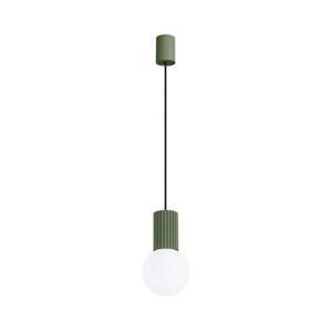 SL.1724 - Lustr na lanku HALO 1xG9/8W/230V pr. 12 cm zelená