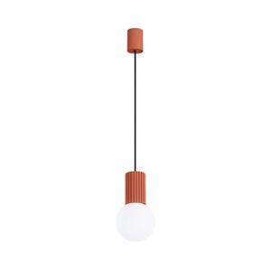 SL.1729 - Lustr na lanku HALO 1xG9/8W/230V pr. 12 cm oranžová