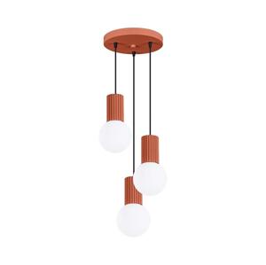 SL.1730 - Lustr na lanku HALO 3xG9/8W/230V pr. 25 cm oranžová