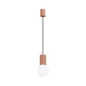 SL.1734 - Lustr na lanku HALO 1xG9/8W/230V pr. 12 cm hnědá