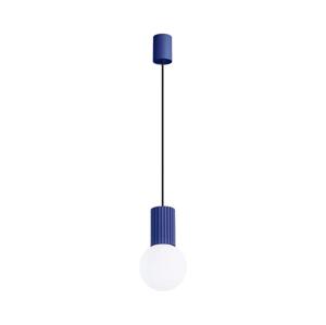 SL.1739 - Lustr na lanku HALO 1xG9/8W/230V pr. 12 cm modrá