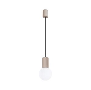 SL.1744 - Lustr na lanku HALO 1xG9/8W/230V pr. 12 cm béžová