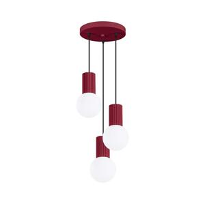 SL.1750 - Lustr na lanku HALO 3xG9/8W/230V pr. 25 cm červená