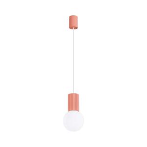 SL.1754 - Lustr na lanku HALO 1xG9/8W/230V pr. 12 cm růžová