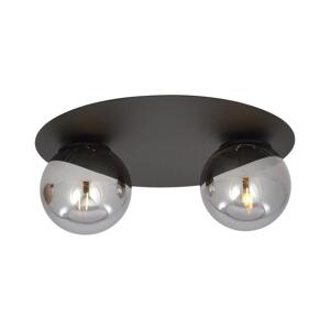 EMIBIG Stropní svítidlo SOLAR 2xE14/10W/230V černá/šedá