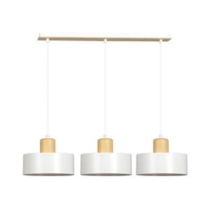 EMIBIG Lustr na lanku TORIN 3xE27/15W/230V bílá