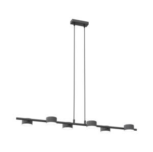 EMIBIG Lustr na lanku SORA 6xGX53/12W/230V černá