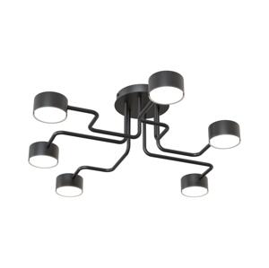 EMIBIG Lustr na tyči KURAGE 6xGX53/12W/230V černá