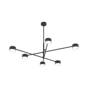 EMIBIG Lustr na lanku NATSU 6xGX53/12W/230V černá