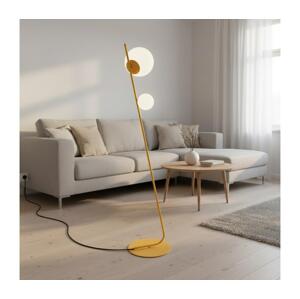 EMIBIG Stojací lampa TATU 2xG9/8W/230V oranžová 1507/LP2