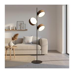 EMIBIG Stojací lampa DRUMZ 3xE14/10W/230V hnědá 1563/LP3