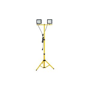 LED Reflektor se stojanem TIGRA 2xLED/50W/230V 4000K IP54 černá/žlutá
