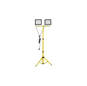 LED Reflektor se stojanem TIGRA 2xLED/100W/230V 4000K IP54 černá/žlutá