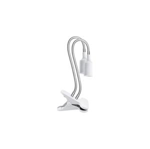 Flexibilní stolní lampa s klip. pro pěstování rostlin PLANTY 2xE27/30W/230V bílá
