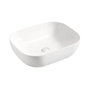 COMAD COMAD UM-6254 SMILE 50 DP -Umyvadlo na desku SMILE 50x40 cm keramika/lesklá bílá