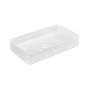 COMAD COMAD UM-6275 SLIM 60 WHITE DP - Umyvadlo na desku SLIM 61x34 cm lesklá bílá