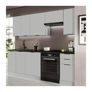 BWS Kuchyňská linka PEARL 240 cm šedá Soul 240