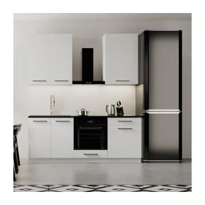 BWS Kuchyňská linka EVE 200 cm bílá Aster 200