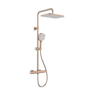 KFA Armatura KFA Armatura 5756-910-34 - Sprchová sada s termost. baterií MALAGA rose gold