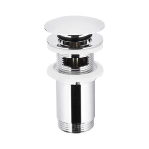 KFA Armatura KFA Armatura 660-254-00- Umyv. výpusť s přepadem CLICK-CLACK pr. 6,6 cm l. chrom