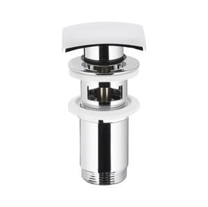 KFA Armatura KFA Armatura 660-454-00 - Umyvadl. výpusť s přepadem CLICK-CLACK 7x7 cm l. chrom